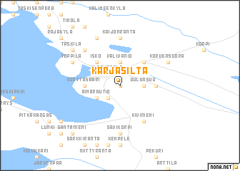 map of Karjasilta