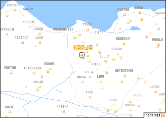 map of Karja