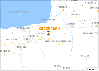 map of Kār Kondeh