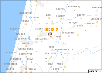 map of Karkur