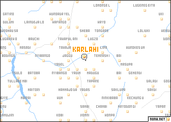 map of Karlahi
