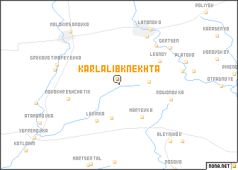 map of Karla Libknekhta