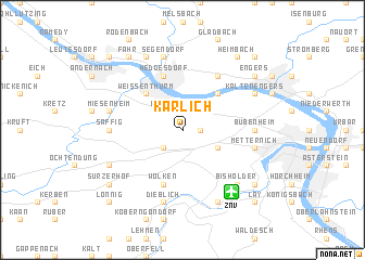 map of Kärlich