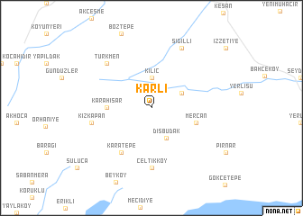 map of Karlı