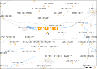 map of Karl-Marks