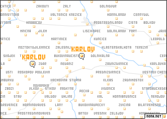 map of Karlov