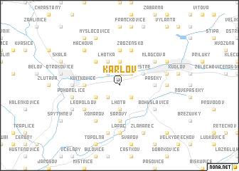 map of Karlov