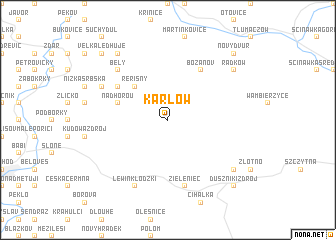 map of Karłów