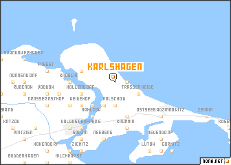 map of Karlshagen