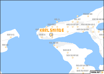 map of Karlsminde
