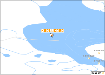 map of Karlukova