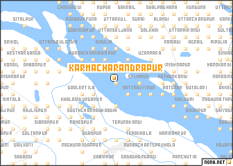 map of Karma Charandrapur