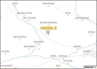 map of Karmala