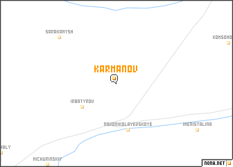 map of Karmanov