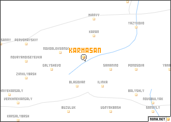 map of Karmasan