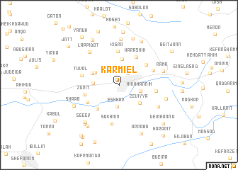 map of Karmiʼel