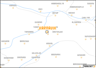 map of Karnāvīk