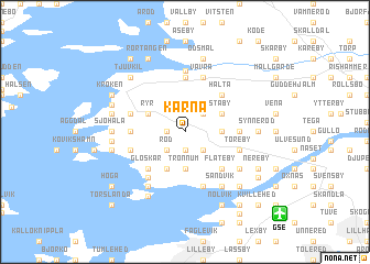 map of Kärna
