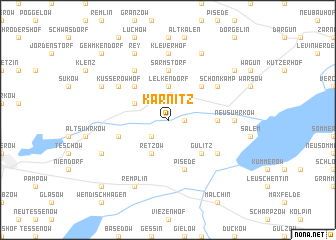 map of Karnitz