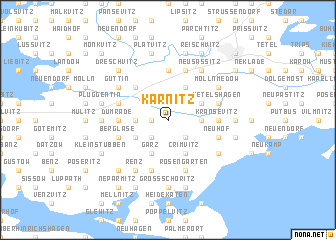 map of Karnitz