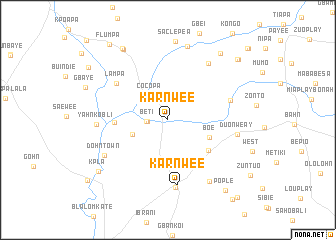 map of Karnwee