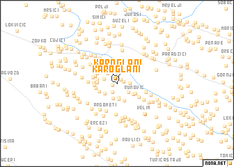 map of Karoglani