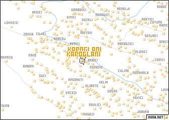 map of Karoglani