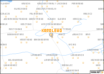 map of Karolewo