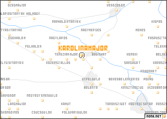 map of Karolinamajor