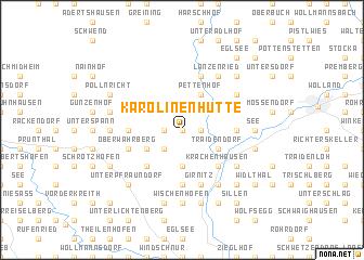 map of Karolinenhütte