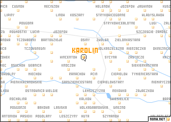 map of Karolin
