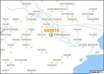 map of Karóta