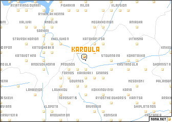 map of Karoúla