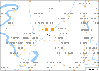 map of Karpāra