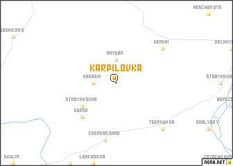 map of Karpilovka