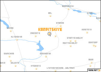 map of Karpitskiye