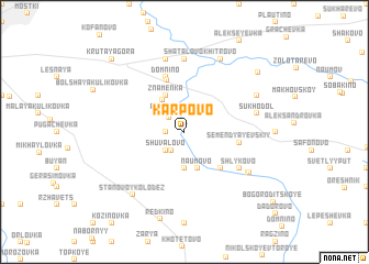 map of Karpovo