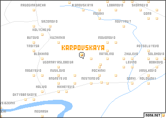 map of Karpovskaya