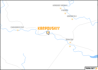 map of Karpovskiy