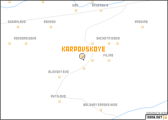map of Karpovskoye