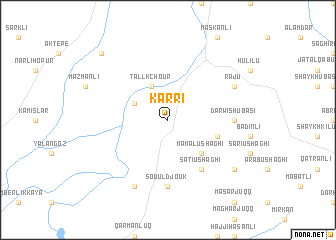 map of Karrī
