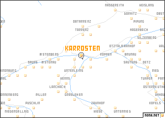 map of Karrösten