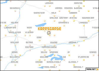 map of Kärrsgärde