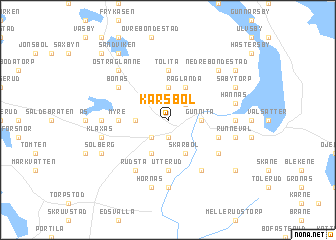 map of Karsbol