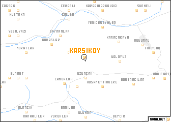 map of Karşıköy