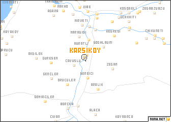 map of Karşıköy