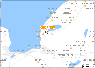 map of Karsnäs