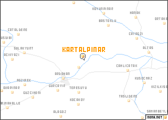 map of Kartalpınar