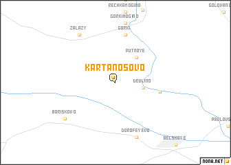map of Kartanosovo