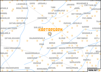 map of Kartārgarh